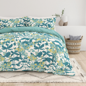 Boho Flower Pattern 3-Piece Reversible Duvet Cover Set (Sale)