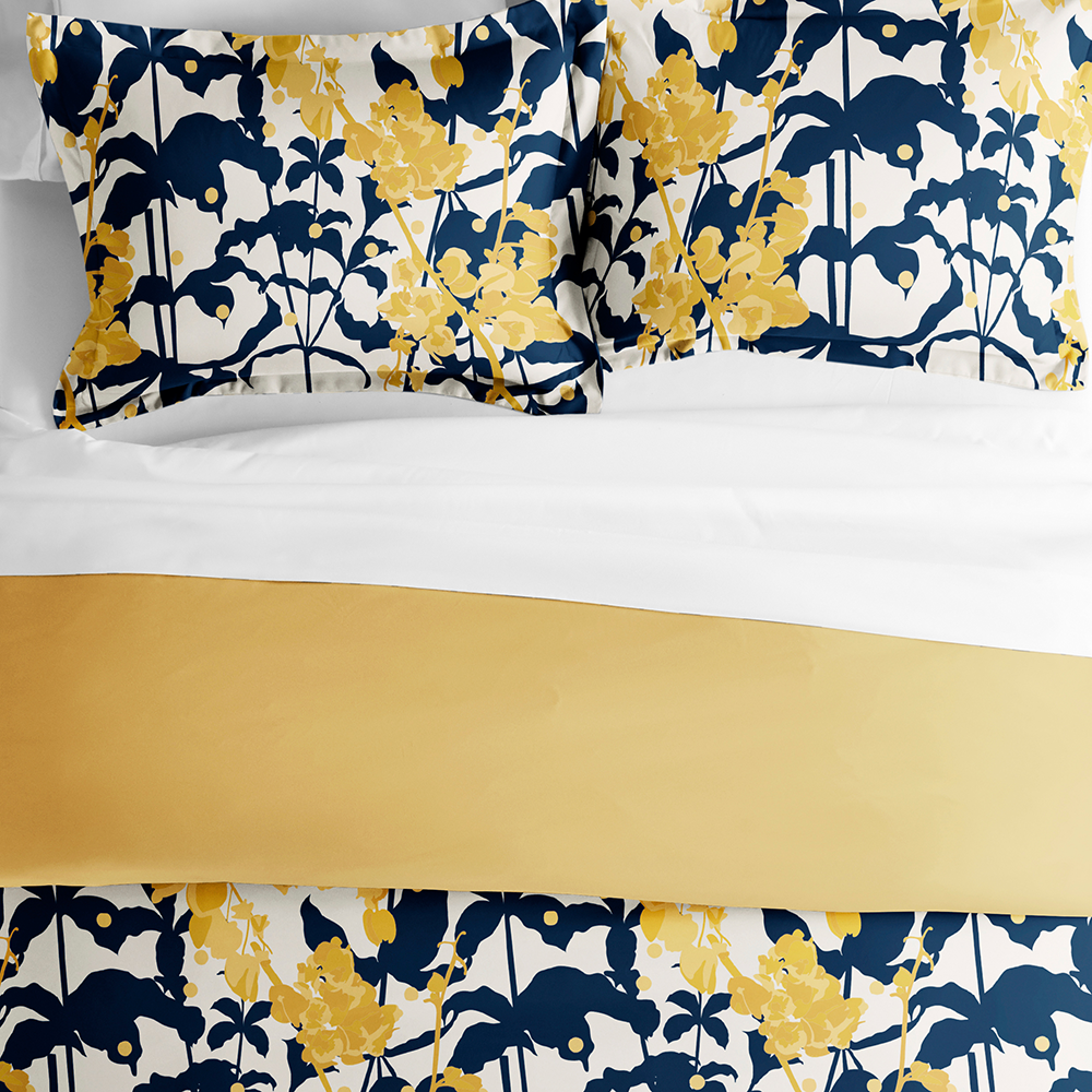 Boho Flower Pattern 3-Piece Reversible Duvet Cover Set (Sale)