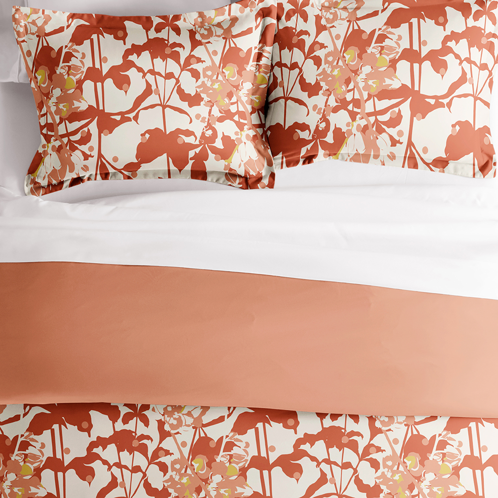 Boho Flower Pattern 3-Piece Reversible Duvet Cover Set (Sale)