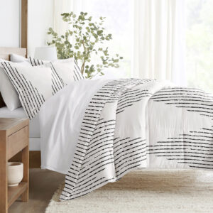 Diamond Stripe Down-Alternative Comforter Set (Sale)