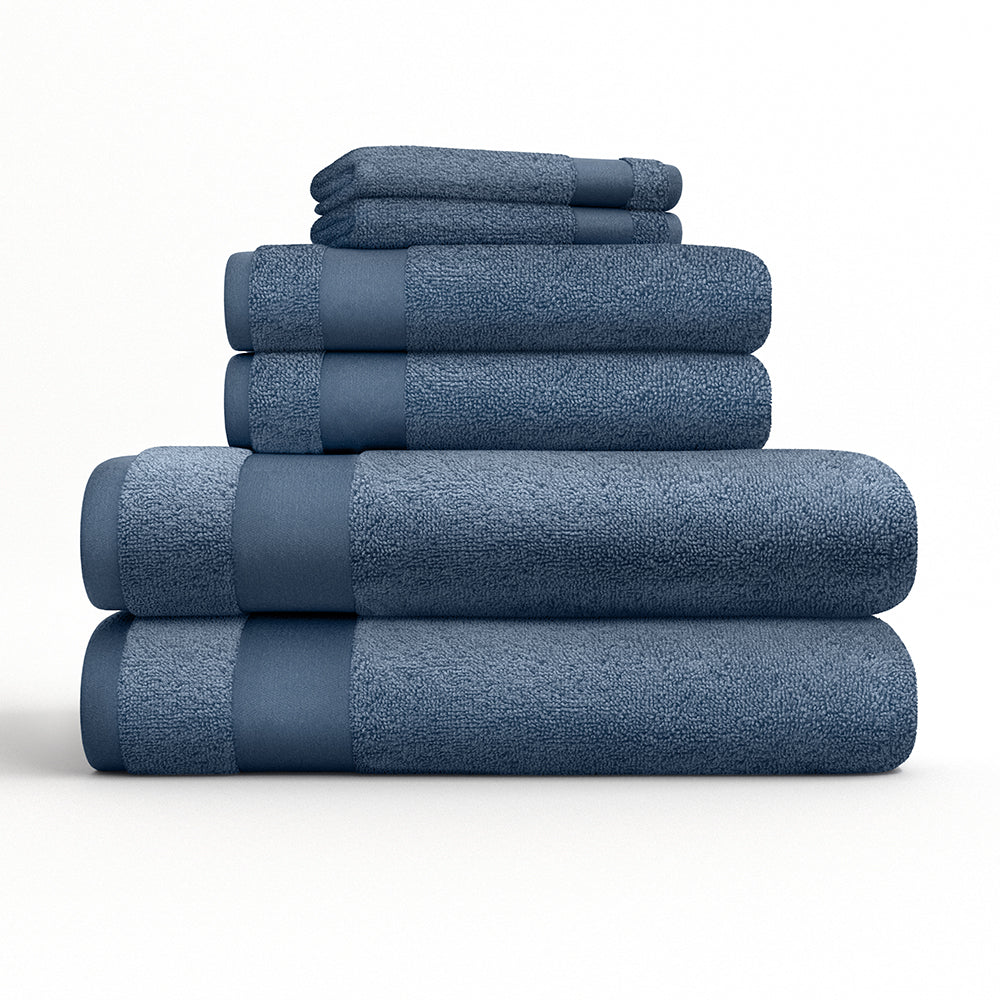 Ultra Soft 100% Cotton 6-Piece Bath Towel Set (Sale)