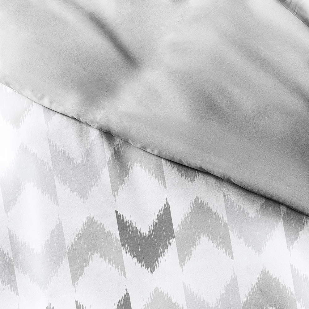 Chevron Sleep Pattern 3-Piece Reversible Duvet Cover Set (Sale)