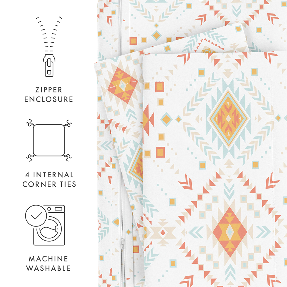 Aztec Dreams Pattern 3-Piece Duvet Cover Set (Sale)
