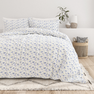 Blossoms Pattern 3-Piece Duvet Cover Set (Sale)