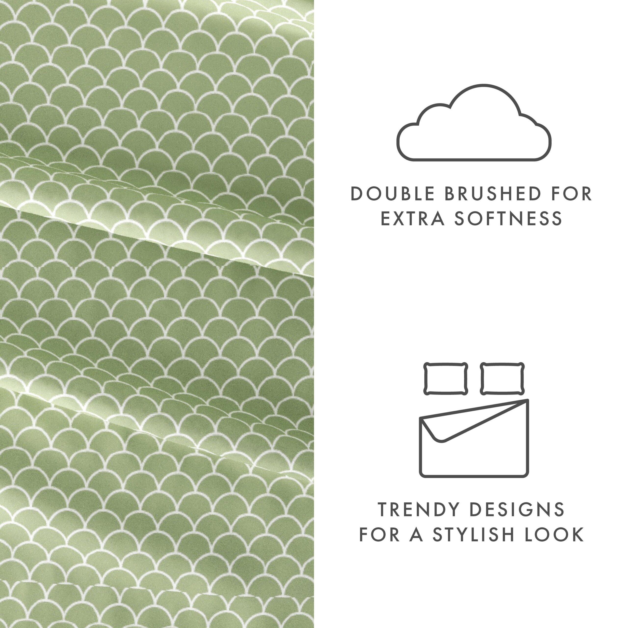 Scallops Pattern 4-Piece Sheet Set (Sale)