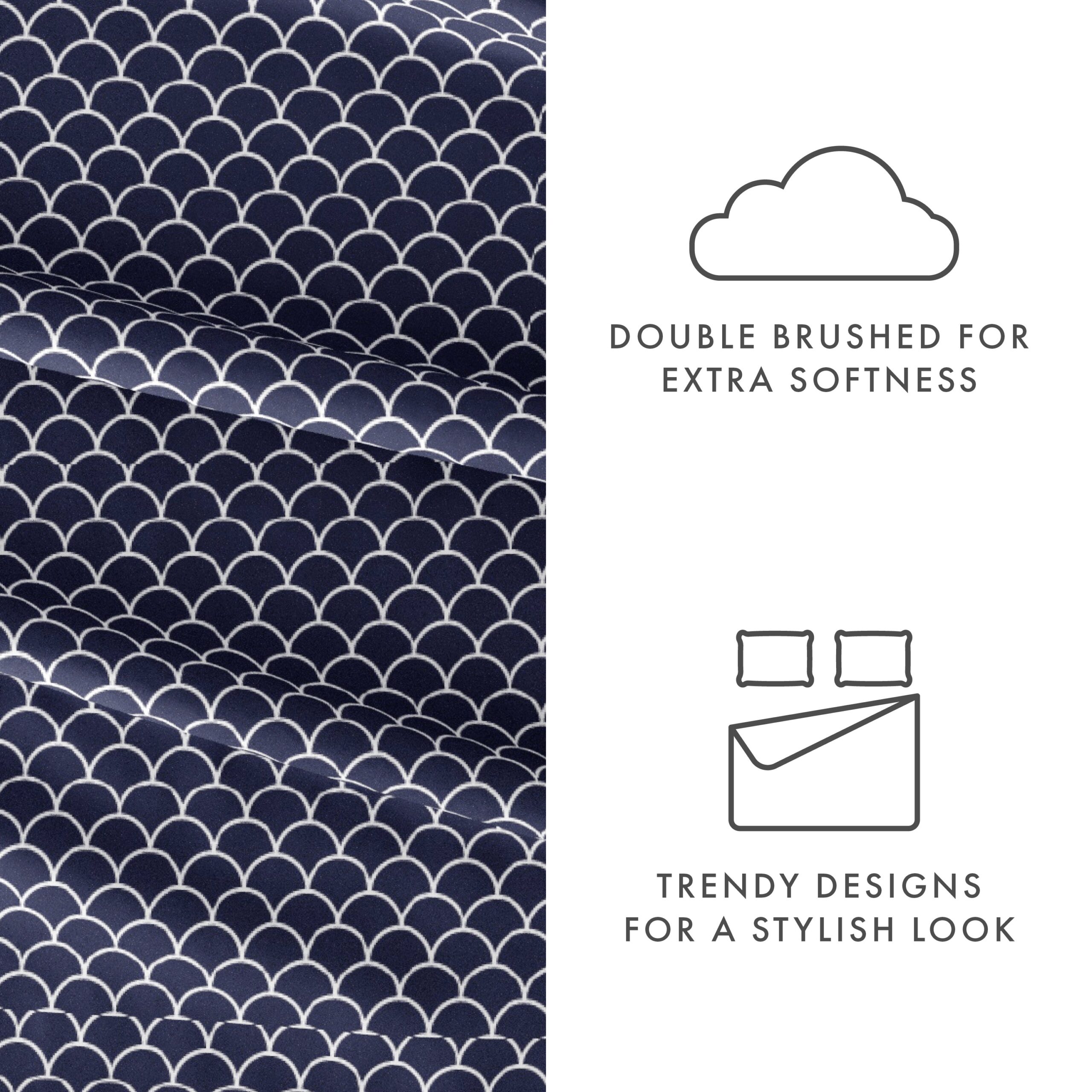 Scallops Pattern 4-Piece Sheet Set (Sale)