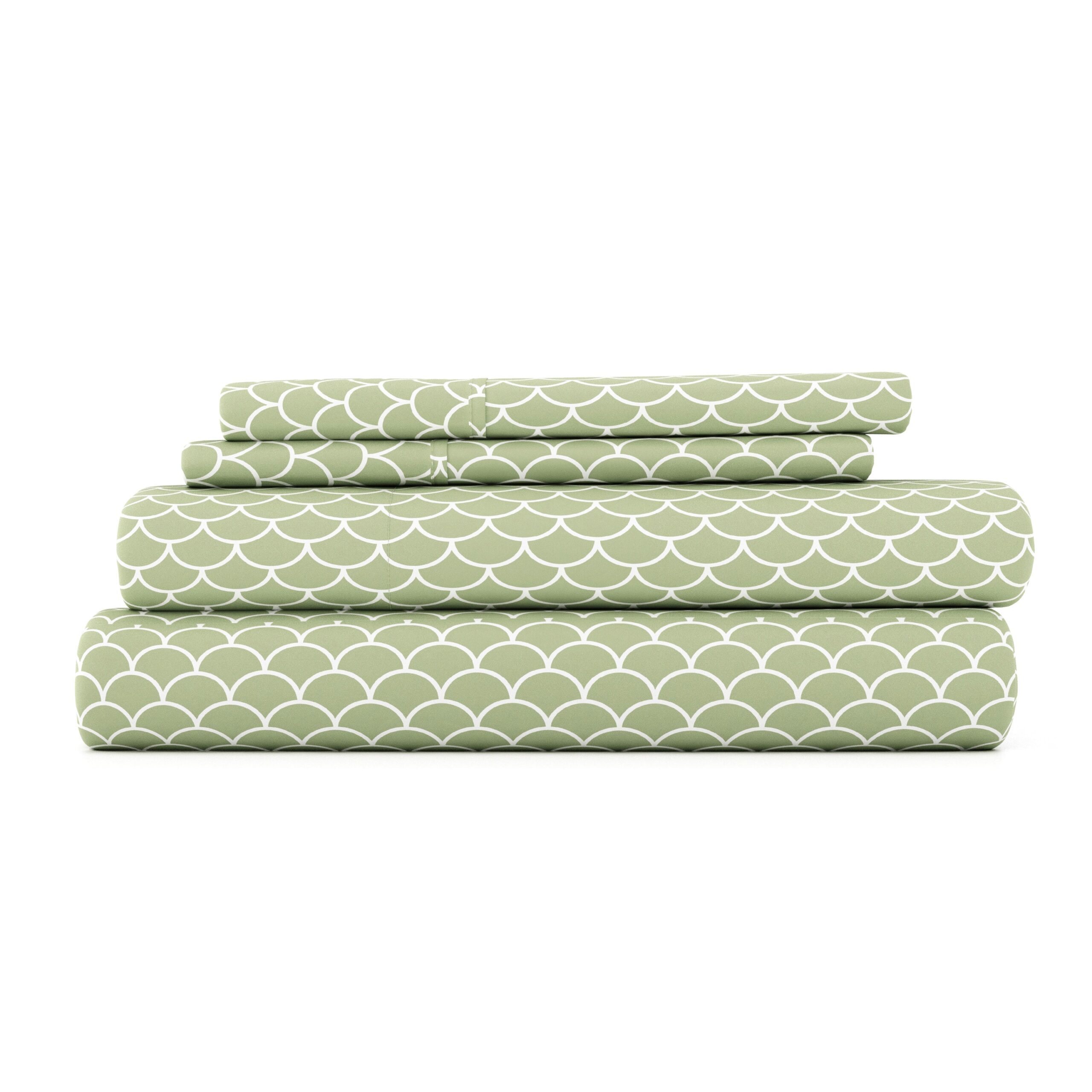 Scallops Pattern 4-Piece Sheet Set (Sale)