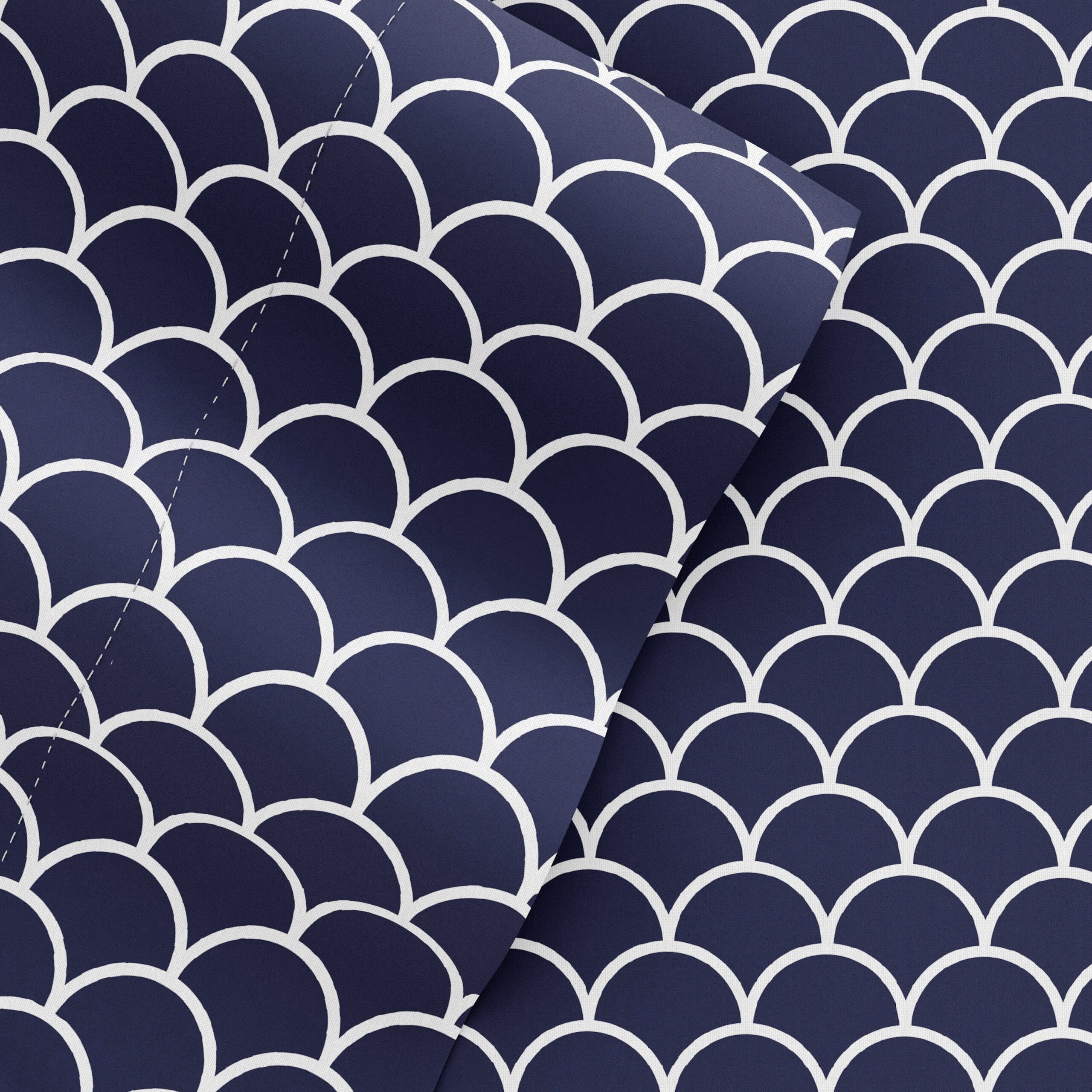 Scallops Pattern 4-Piece Sheet Set (Sale)