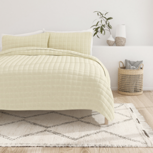 3-Piece Square Quilted Coverlet Set (Sale)
