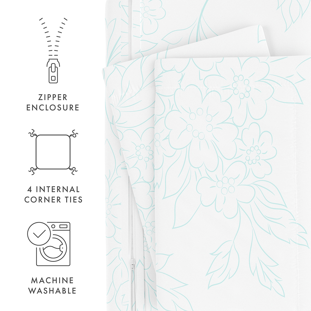 Vines Pattern 3-Piece Duvet Cover Set (Sale)