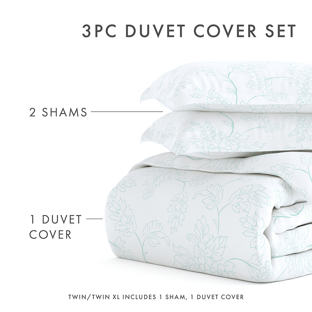 Vines Pattern 3-Piece Duvet Cover Set (Sale)