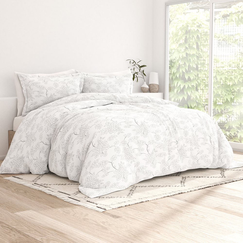 Vines Pattern 3-Piece Duvet Cover Set (Sale)