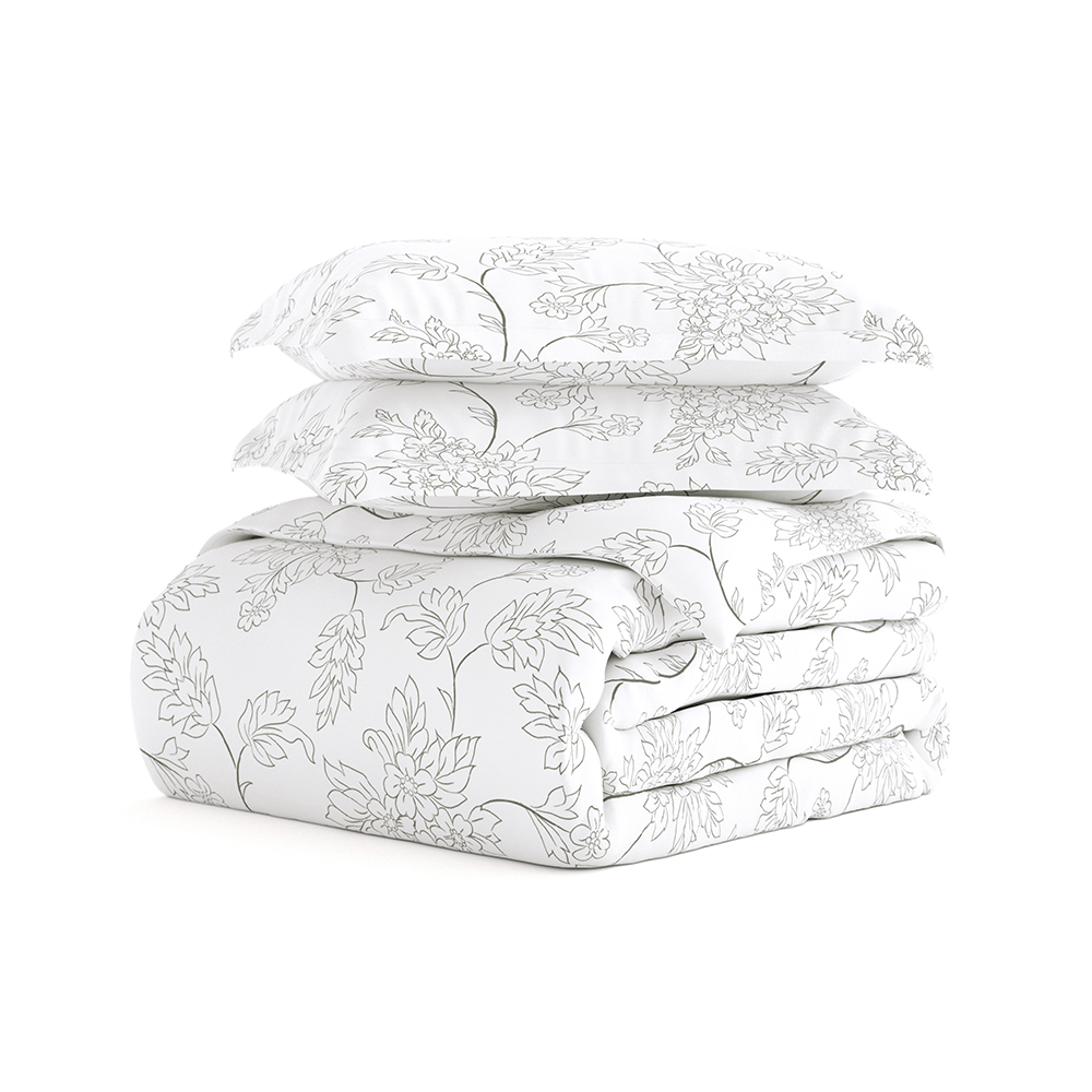 Vines Pattern 3-Piece Duvet Cover Set (Sale)