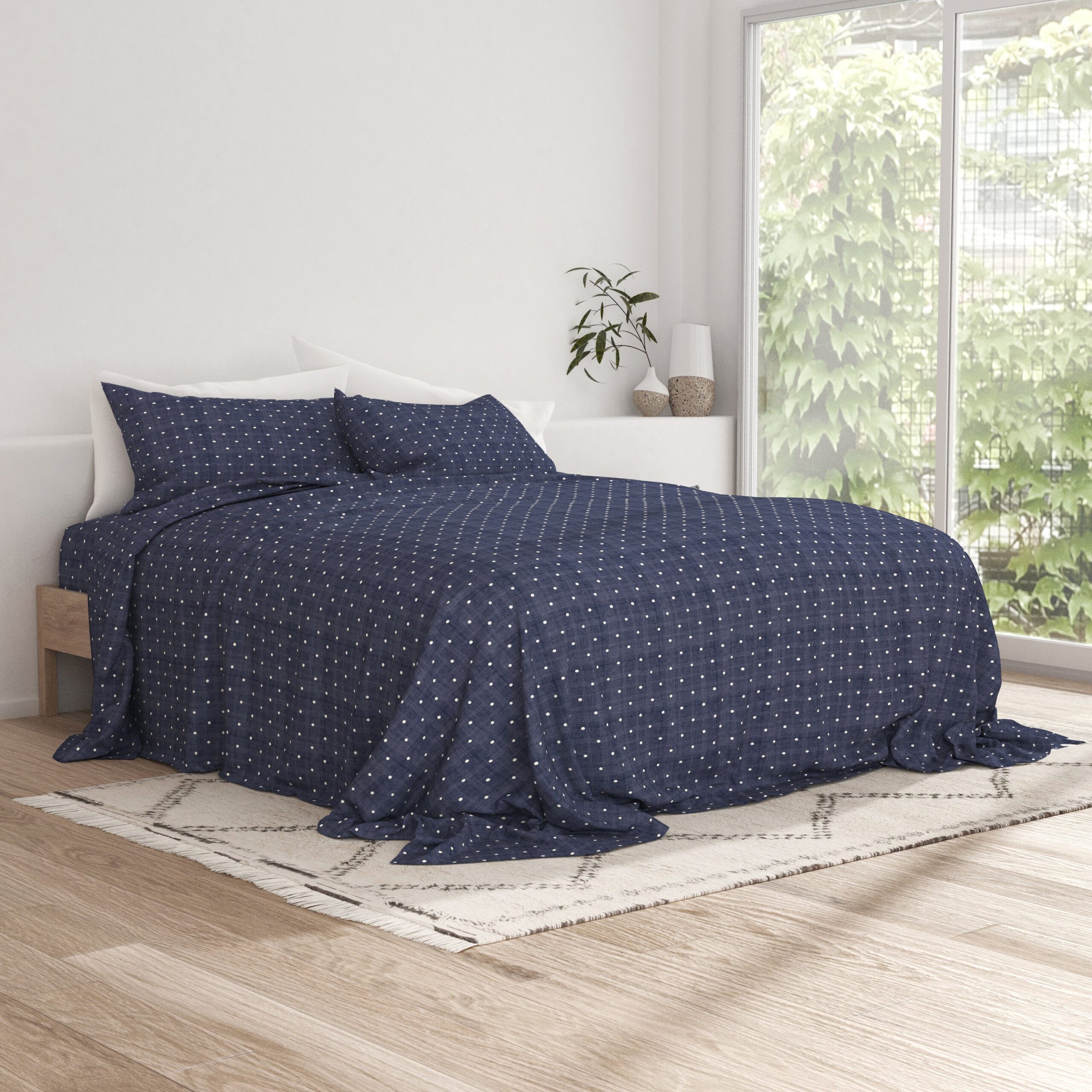 Polkadot Pattern 4-Piece Sheet Set (Sale)