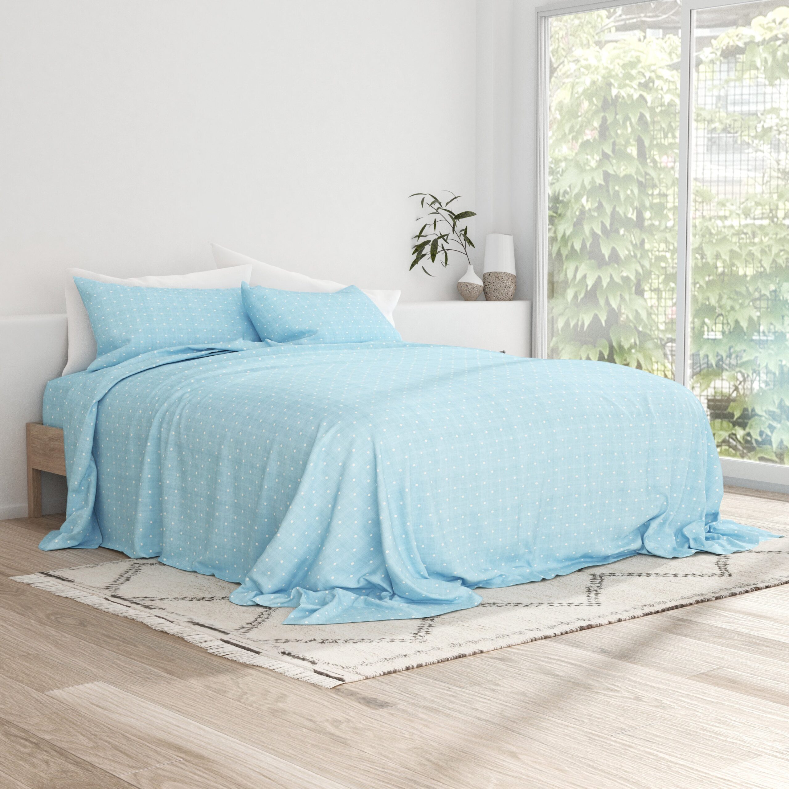 Polkadot Pattern 4-Piece Sheet Set (Sale)