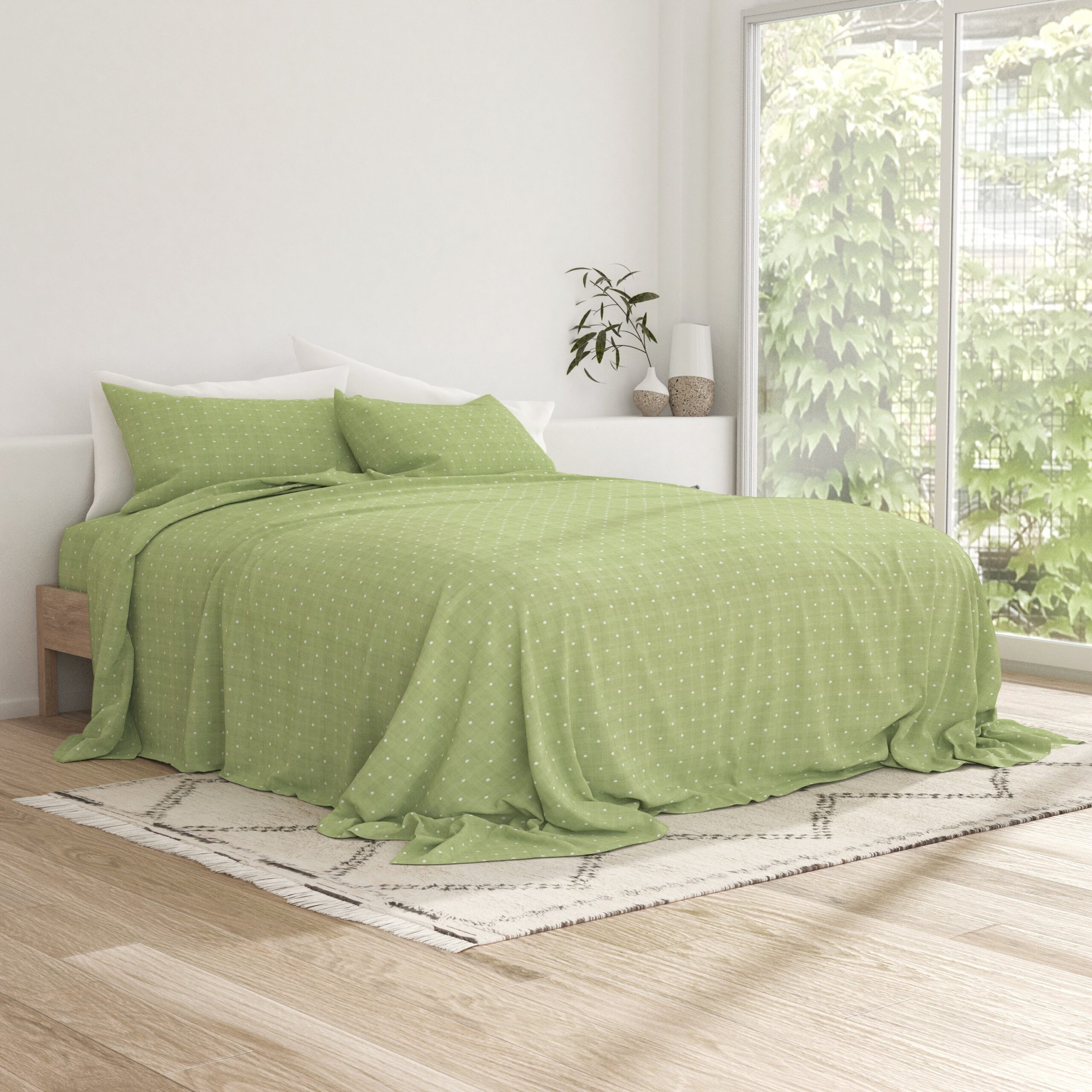 Polkadot Pattern 4-Piece Sheet Set (Sale)