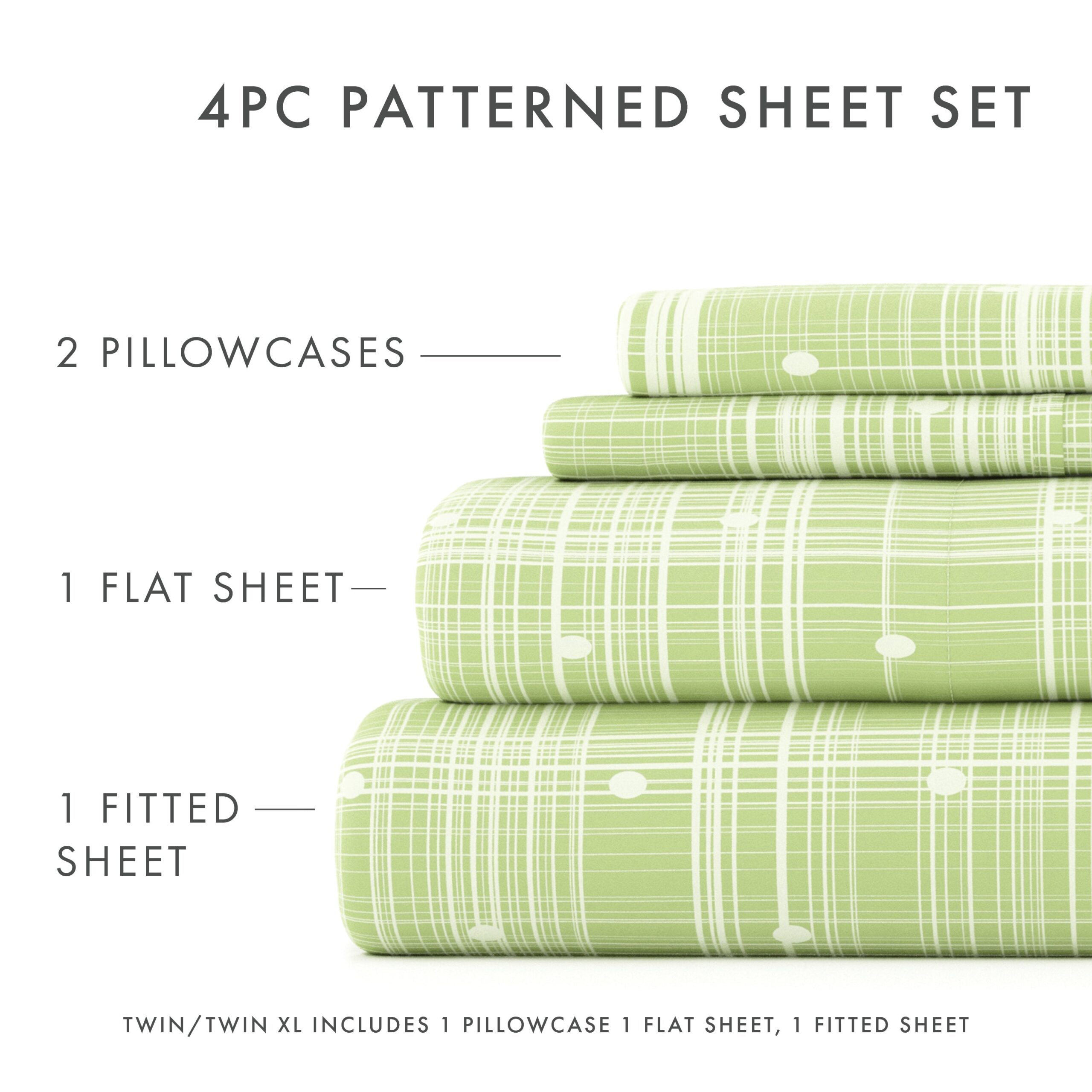 Polkadot Pattern 4-Piece Sheet Set (Sale)