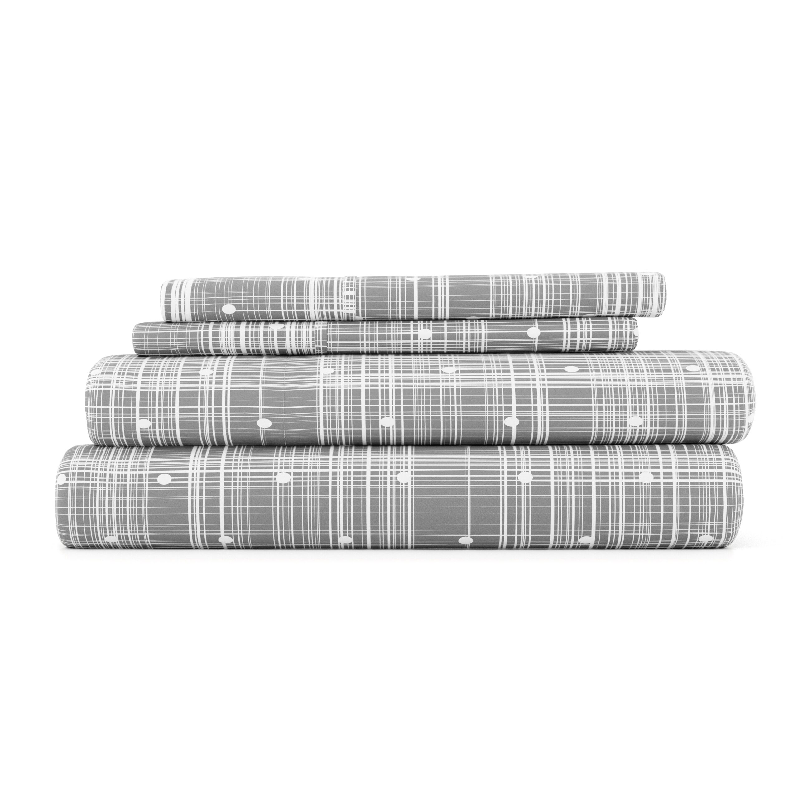 Polkadot Pattern 4-Piece Sheet Set (Sale)