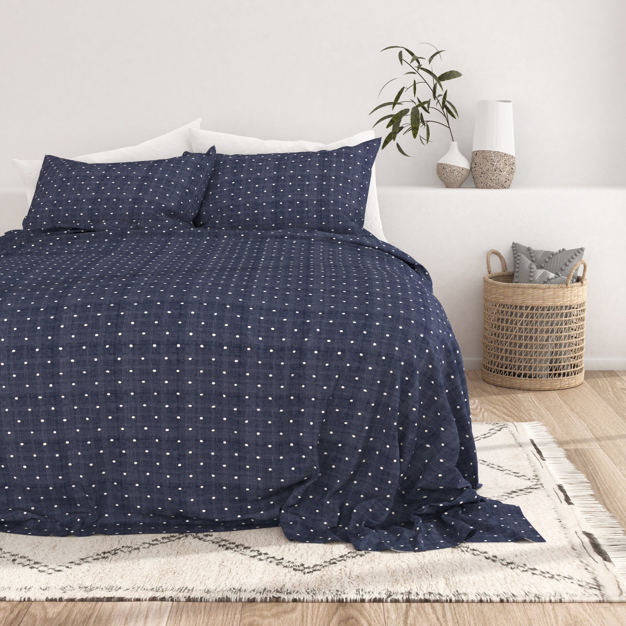 Polkadot Pattern 4-Piece Sheet Set (Sale)