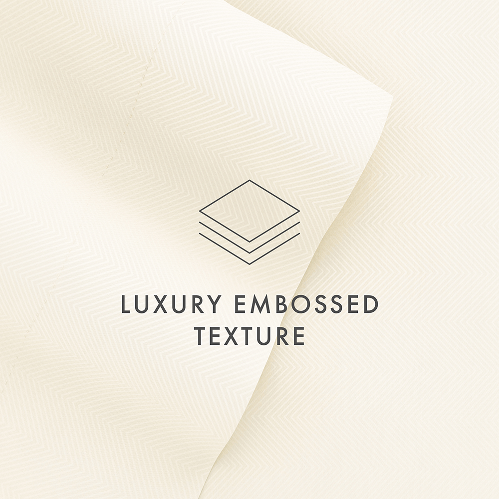 Chevron Embossed 4-Piece Sheet Set (Sale)
