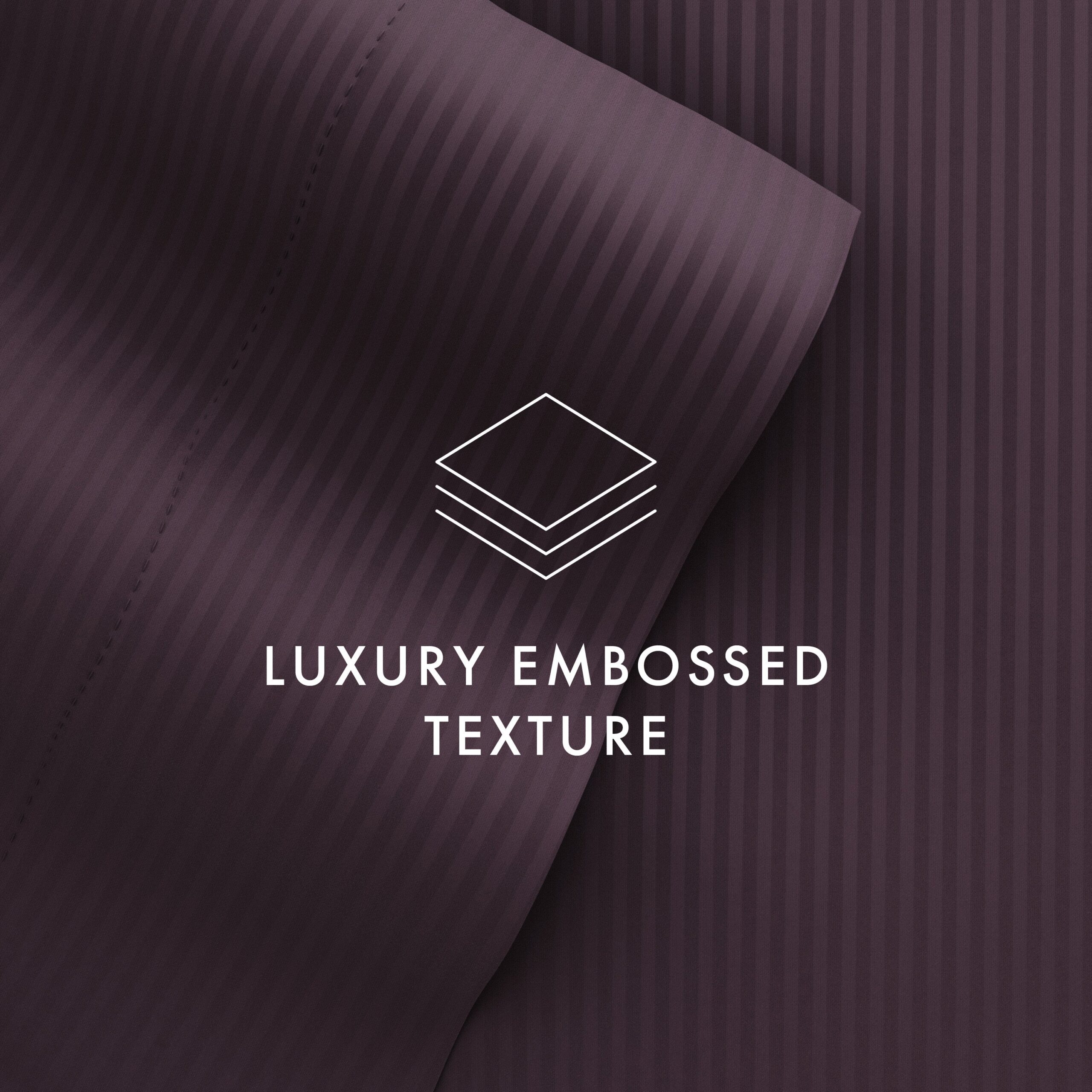 Striped Embossed 4-Piece Sheet Set - Sale