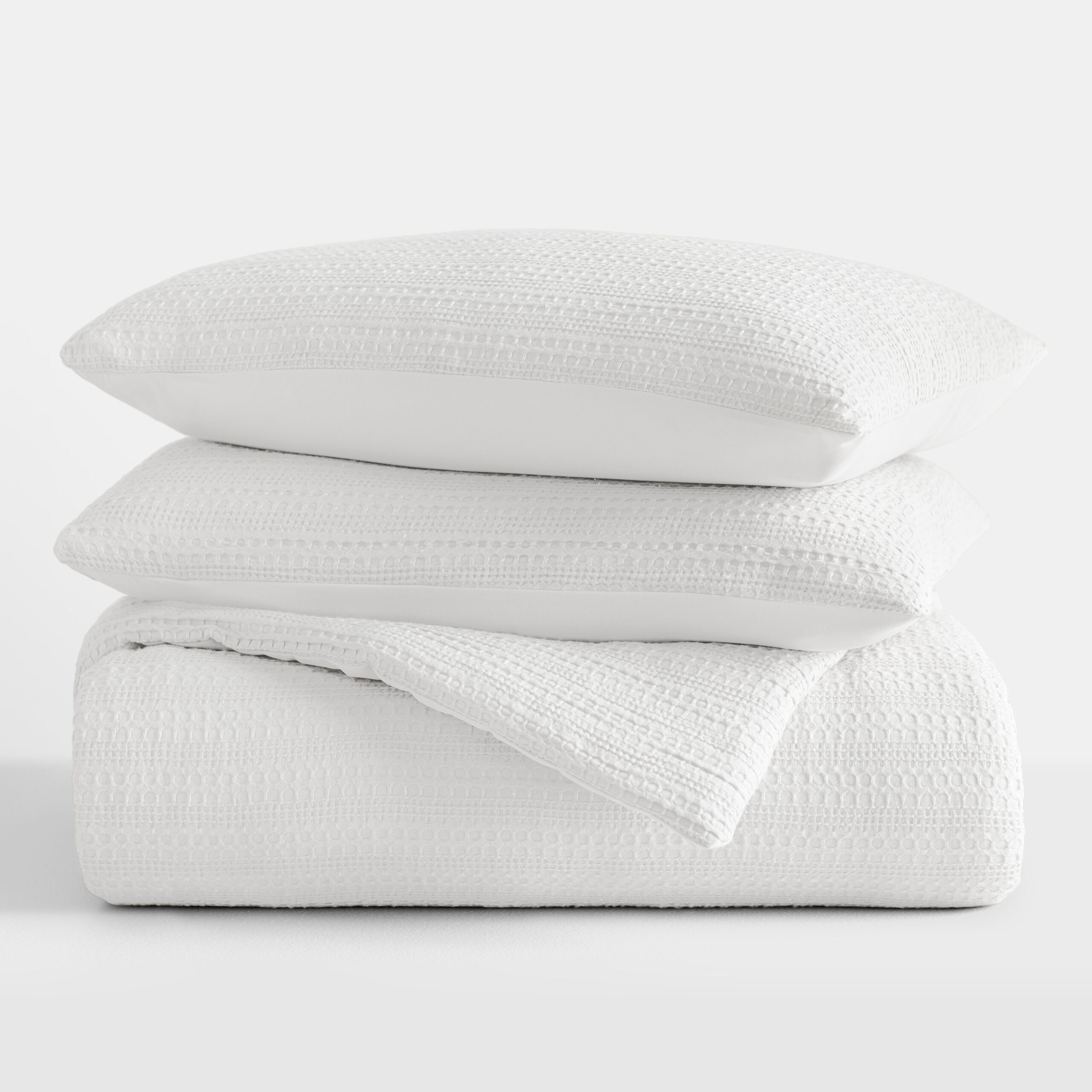 Waffle Textured Comforter Set (Sale)