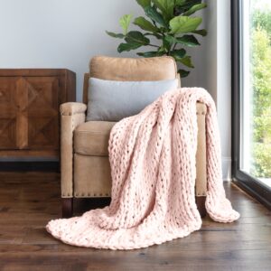 Oversized Chunky Knit Blanket (Sale)