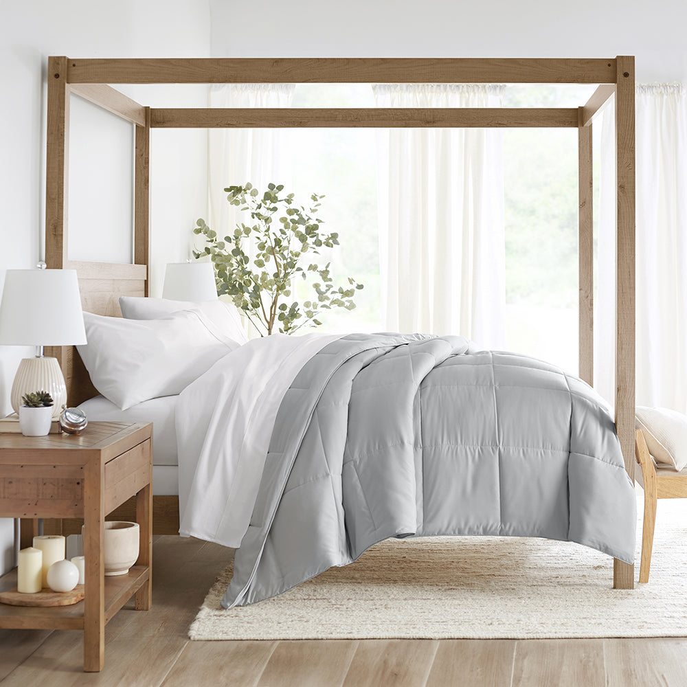 Solid Down-Alternative Comforter - Sale