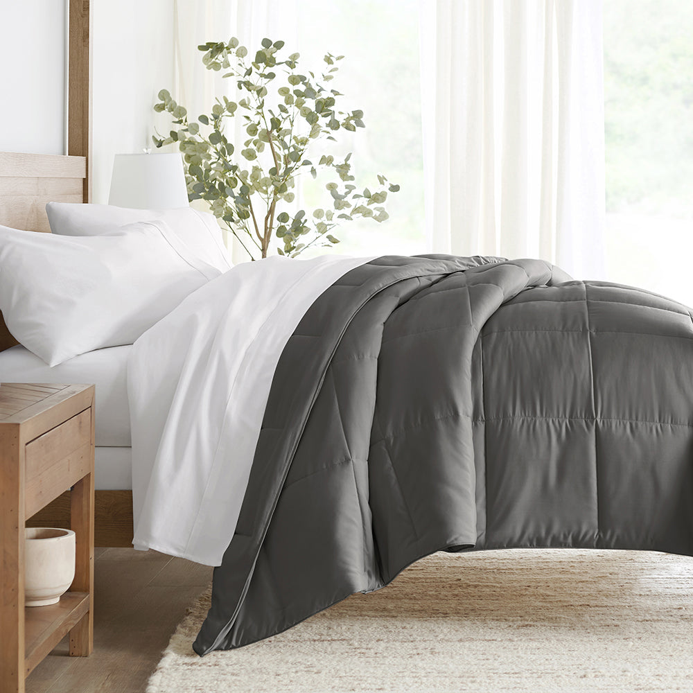 Solid Down-Alternative Comforter - Sale