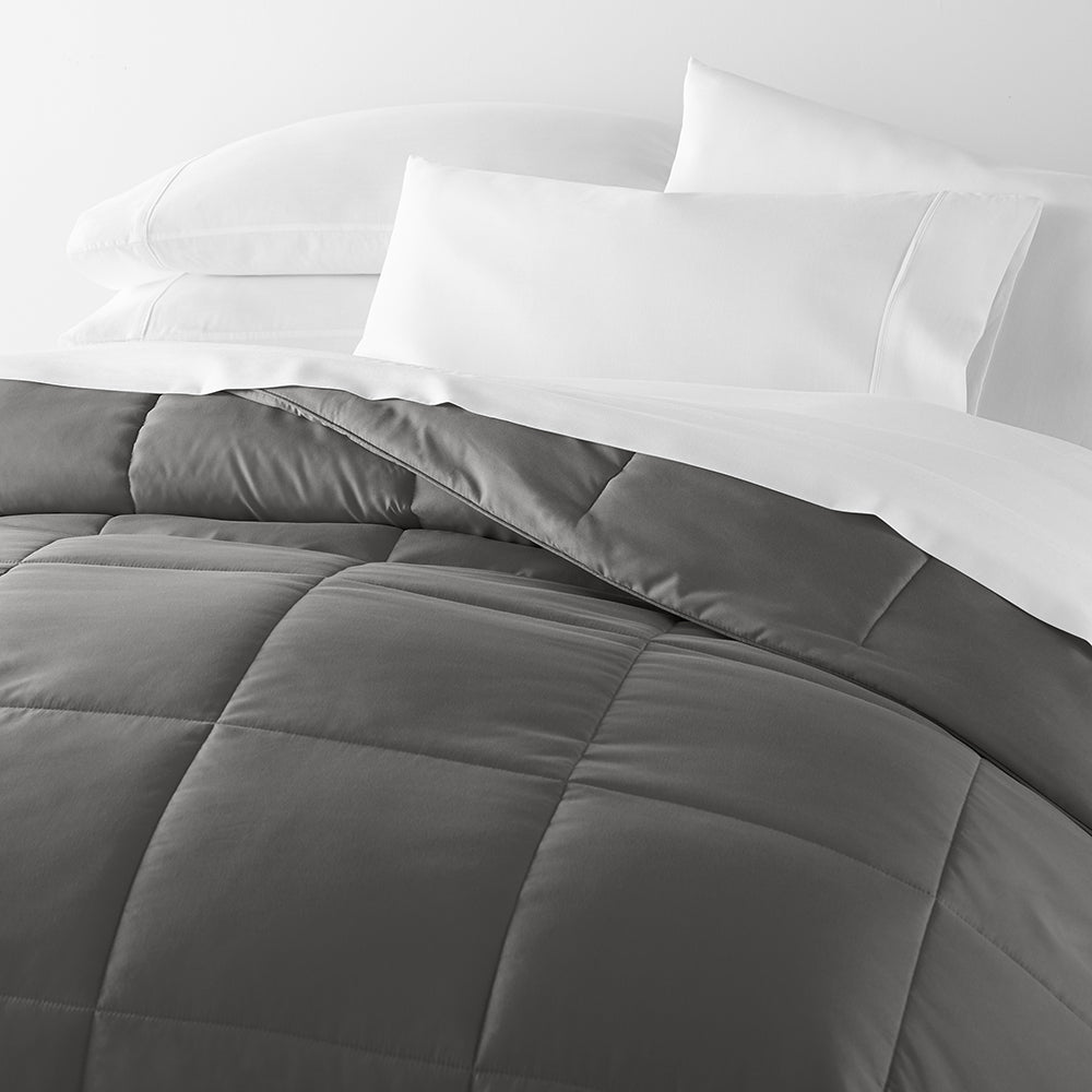 Solid Down-Alternative Comforter - Sale