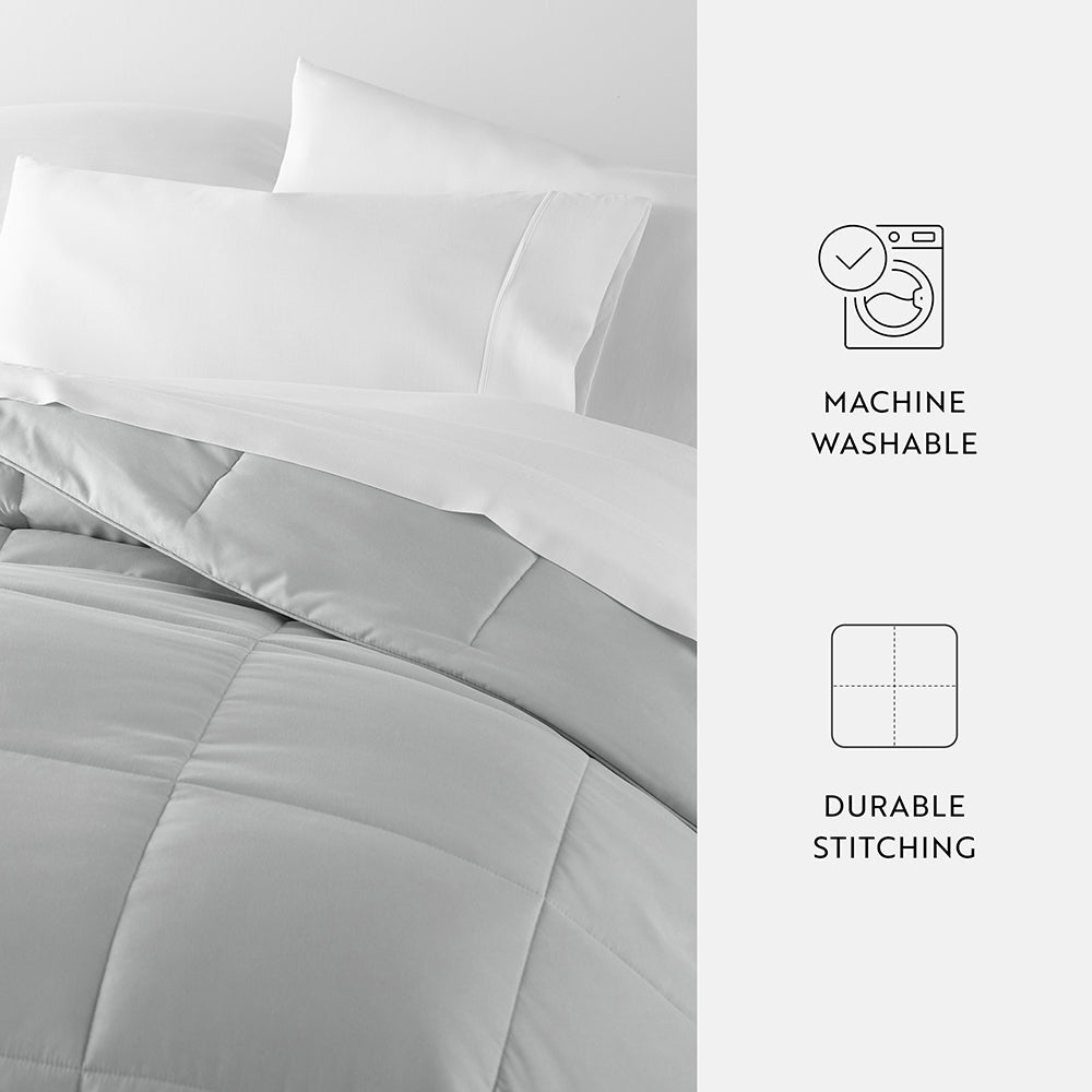 Solid Down-Alternative Comforter - Sale