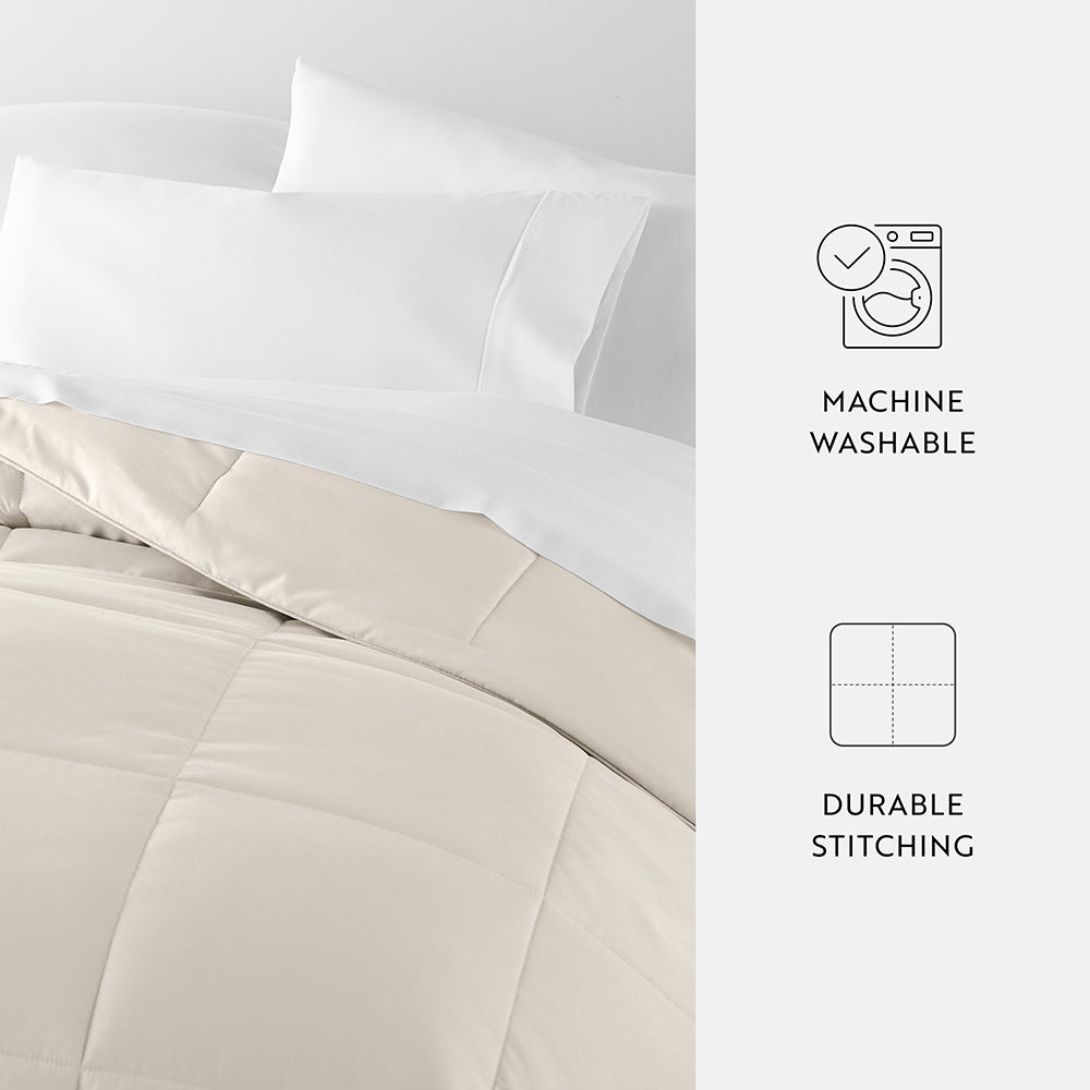 Solid Down-Alternative Comforter - Sale