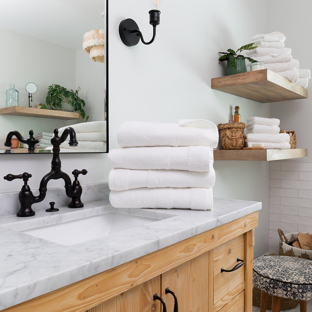 Ultra Soft 100% Cotton 4-Piece Bath Towel Set