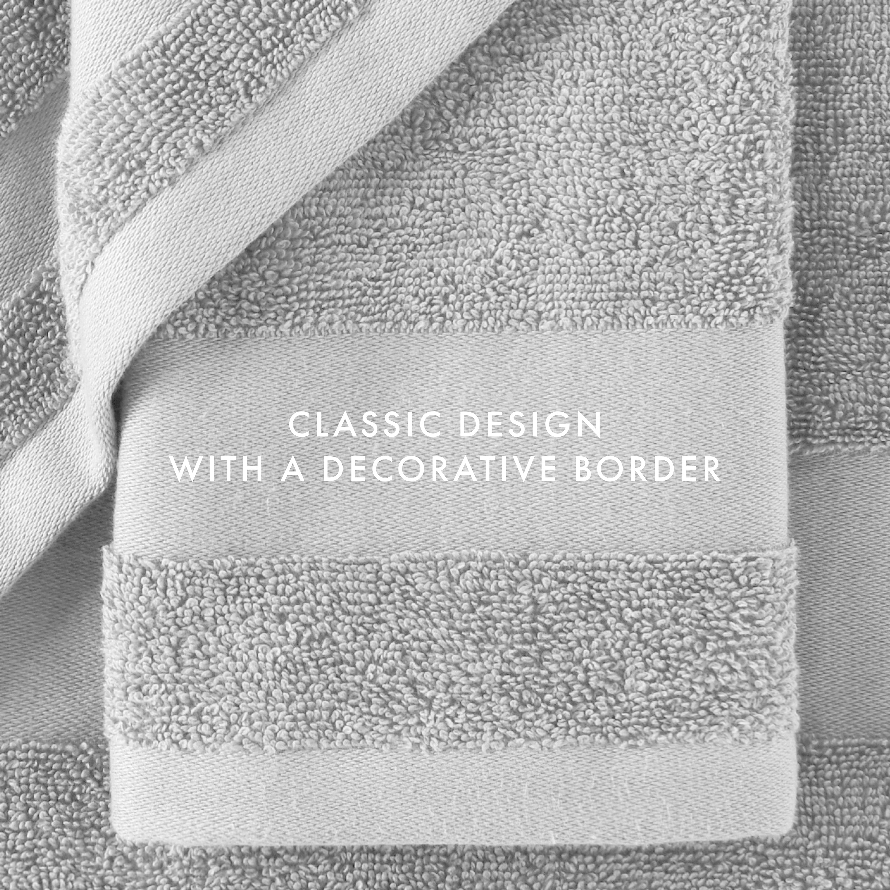 Ultra Soft 100% Cotton 4-Piece Bath Towel Set