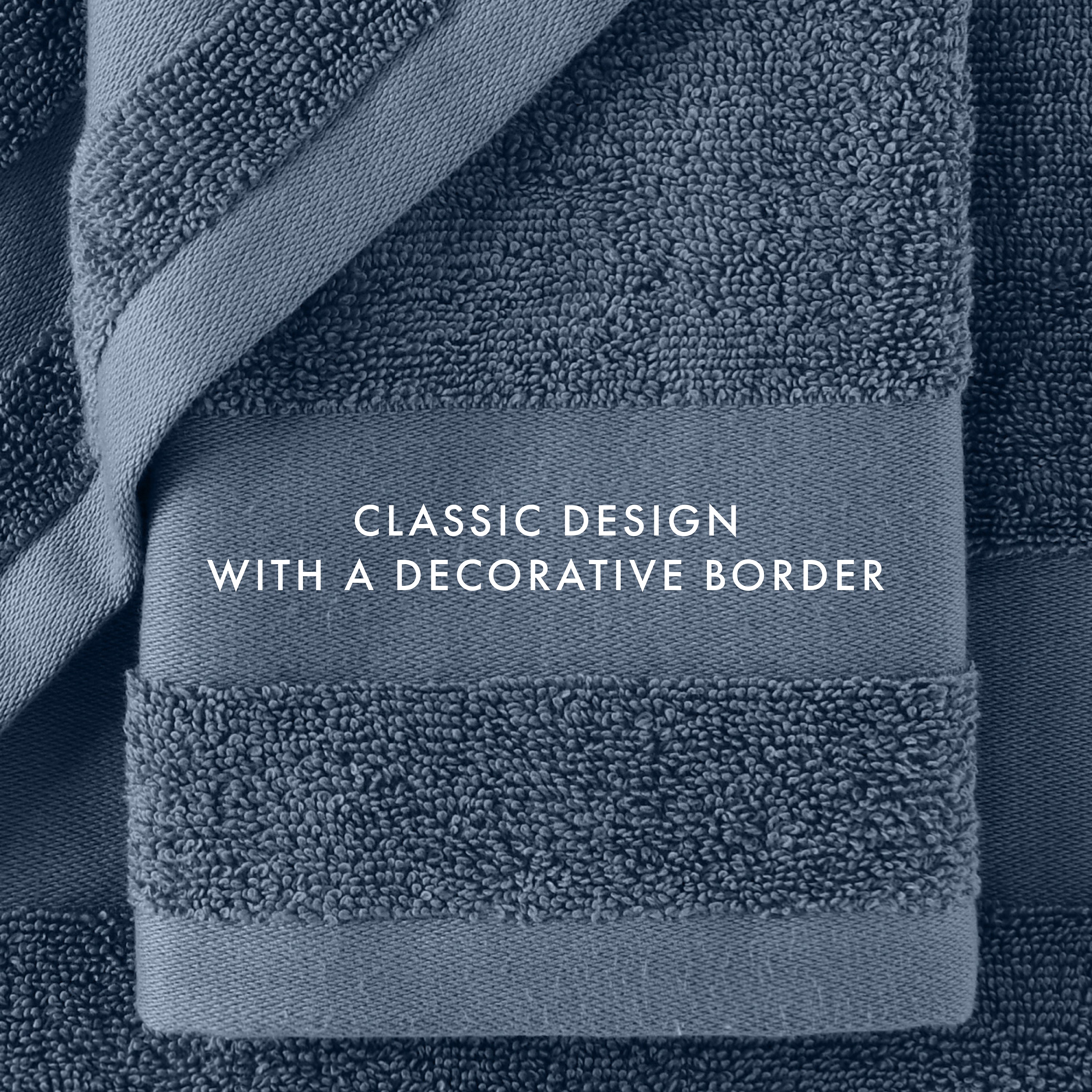 Ultra Soft 100% Cotton 4-Piece Bath Towel Set
