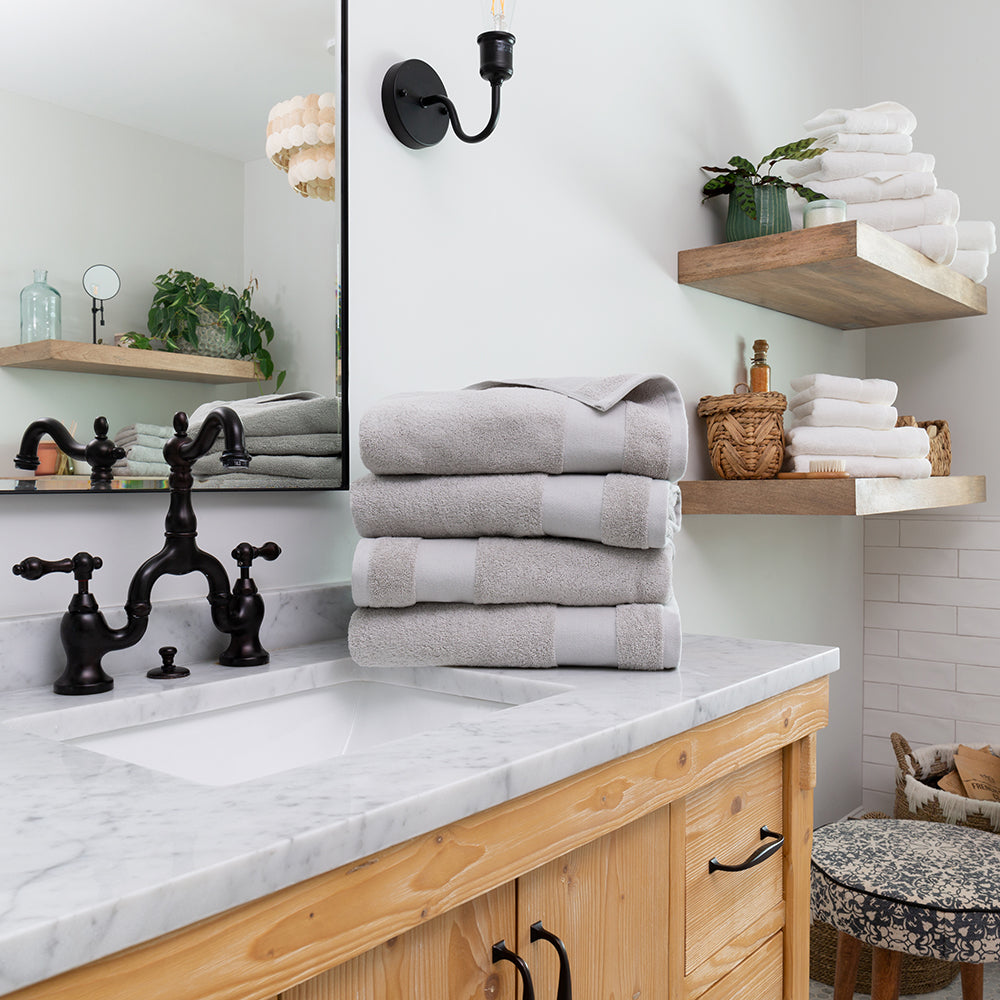 Ultra Soft 100% Cotton 4-Piece Bath Towel Set